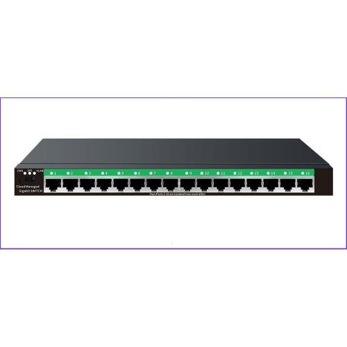PCPRO 16 PORT 10/100/1000 GIGABIT CEPTEN YÖNETİLEBİLİR SWITCH GS116